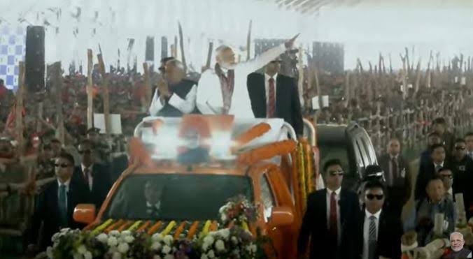 बिहार विधानसभा चुनाव की नज़र से है ये अहम दौरा, PM और CM ने दिखाई NDA की एकजुटता