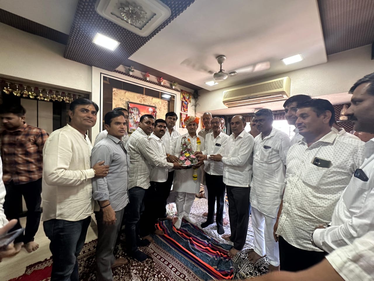 बाड़मेर जिलाध्यक्ष अनंतराम विश्नोई के मुंबई प्रवास पर जालोर प्रवासी बंधुओं ने किया भव्य स्वागत