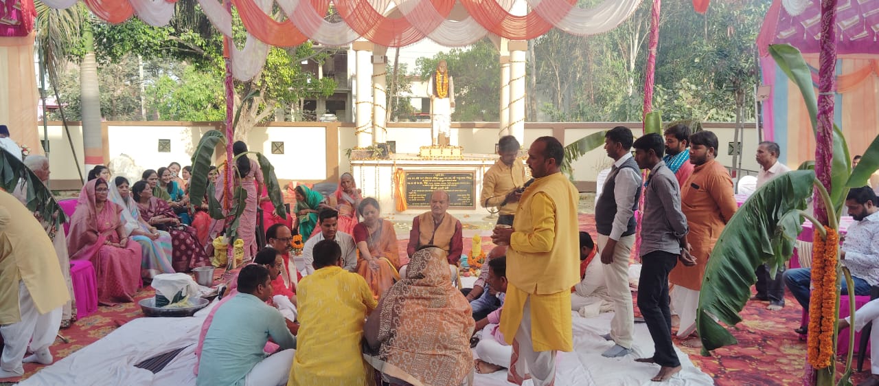 मूर्ति स्थापना एवं अनावरण समारोह सम्पन्न