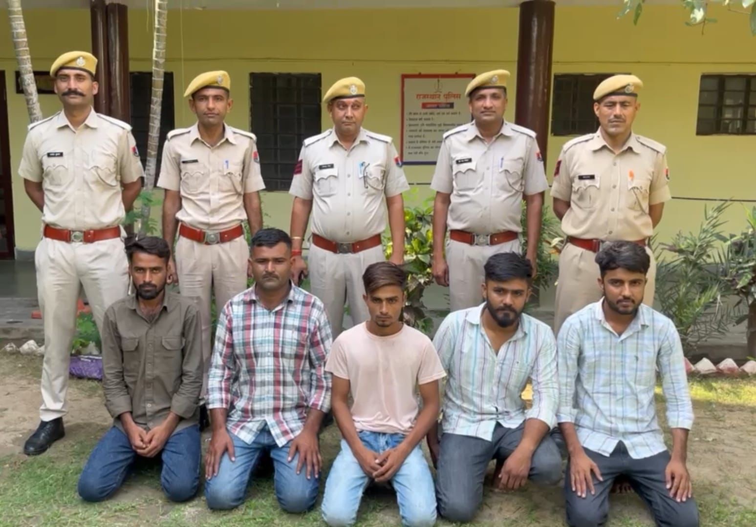 जेरण जुंजाणी के बीच फॉर्च्यूनर रुकवार लूटपाट, 5 आरोपी गिरफ्तार