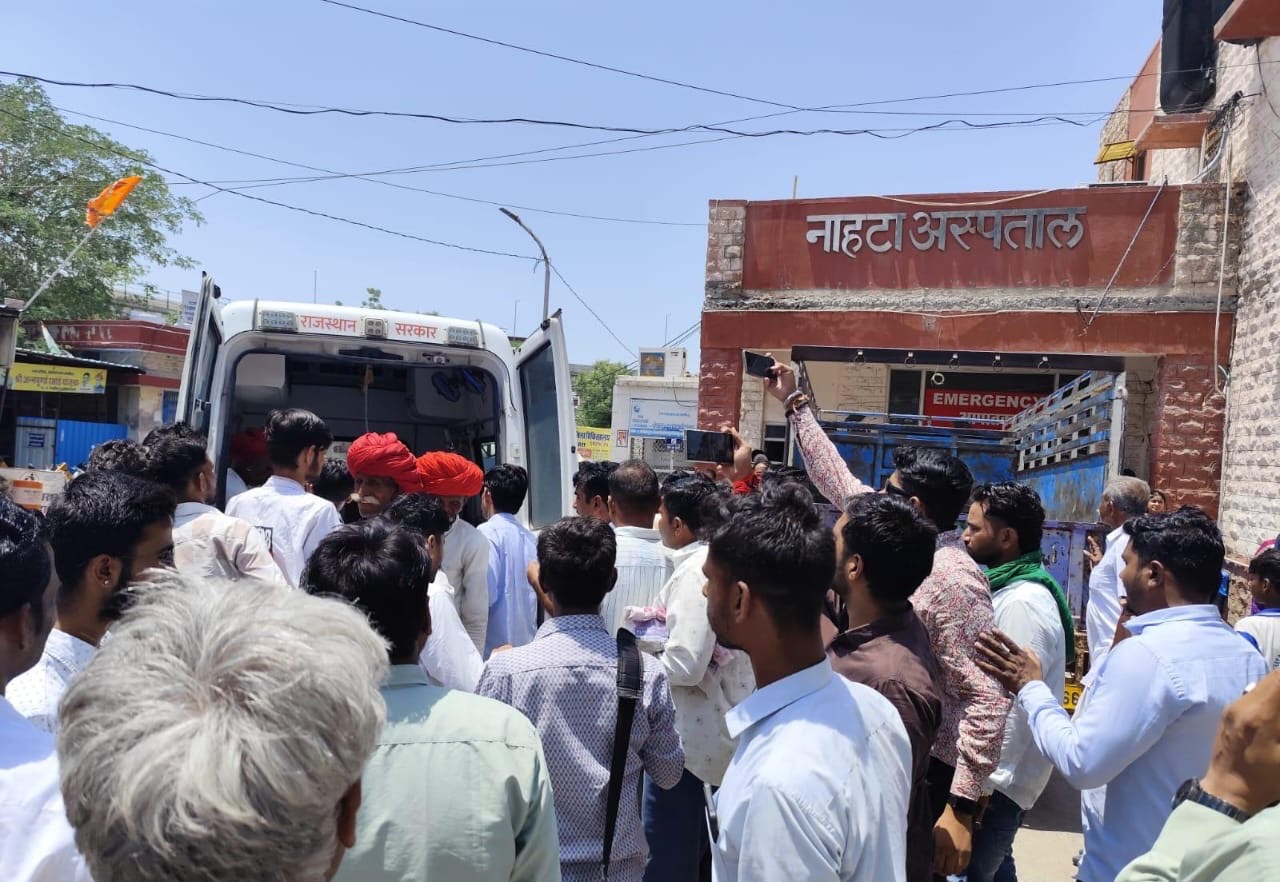 बालोतरा: उमरलाई मे शोक सभा के टैंट मे लाईट का तार गिरने से मची अफरा तफरी