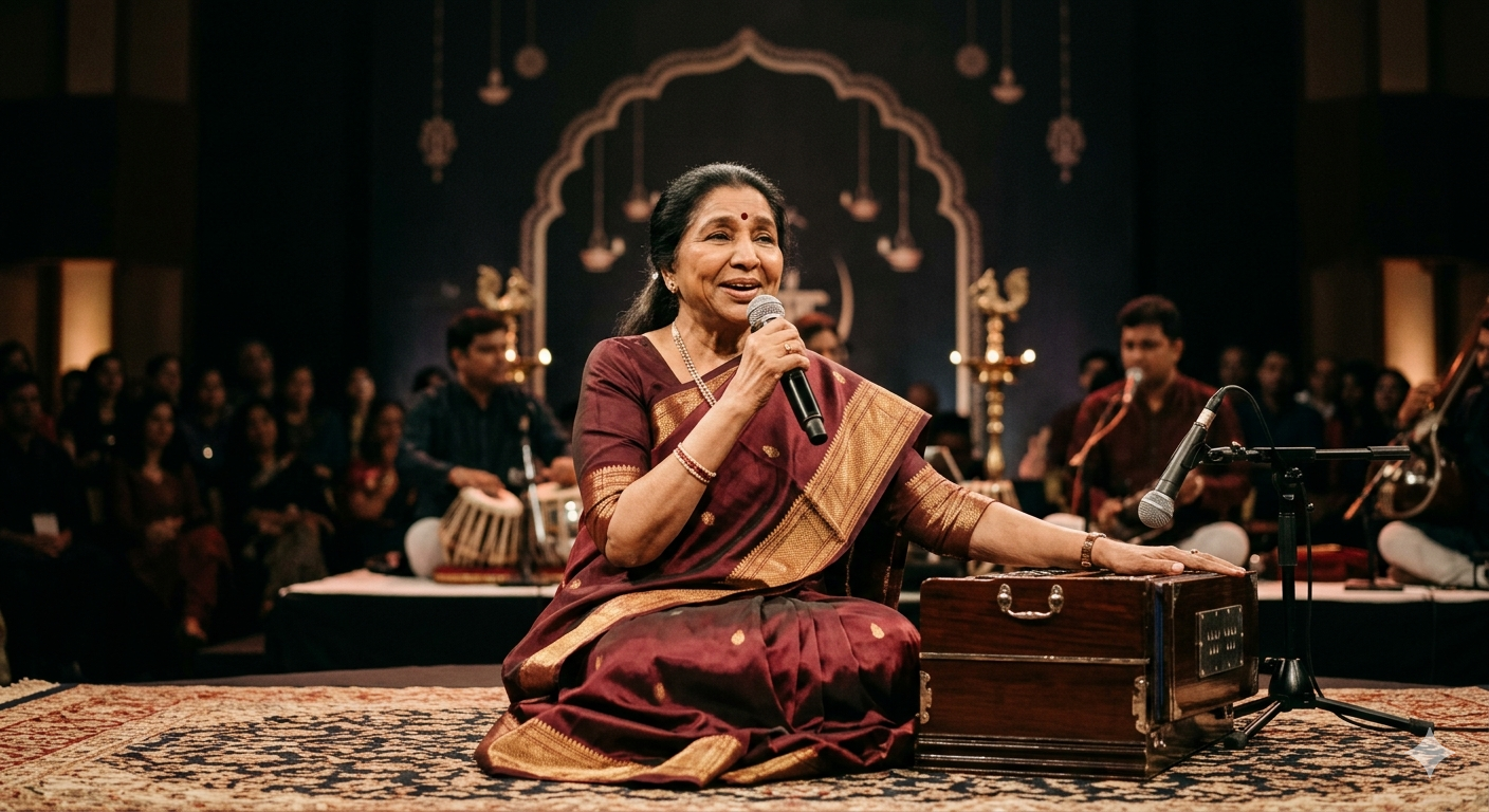 अलविदा ‘सुरों की जादूगरनी’: स्वर कोकिला आशा भोंसले का निधन, संगीत जगत में शोक की लहर