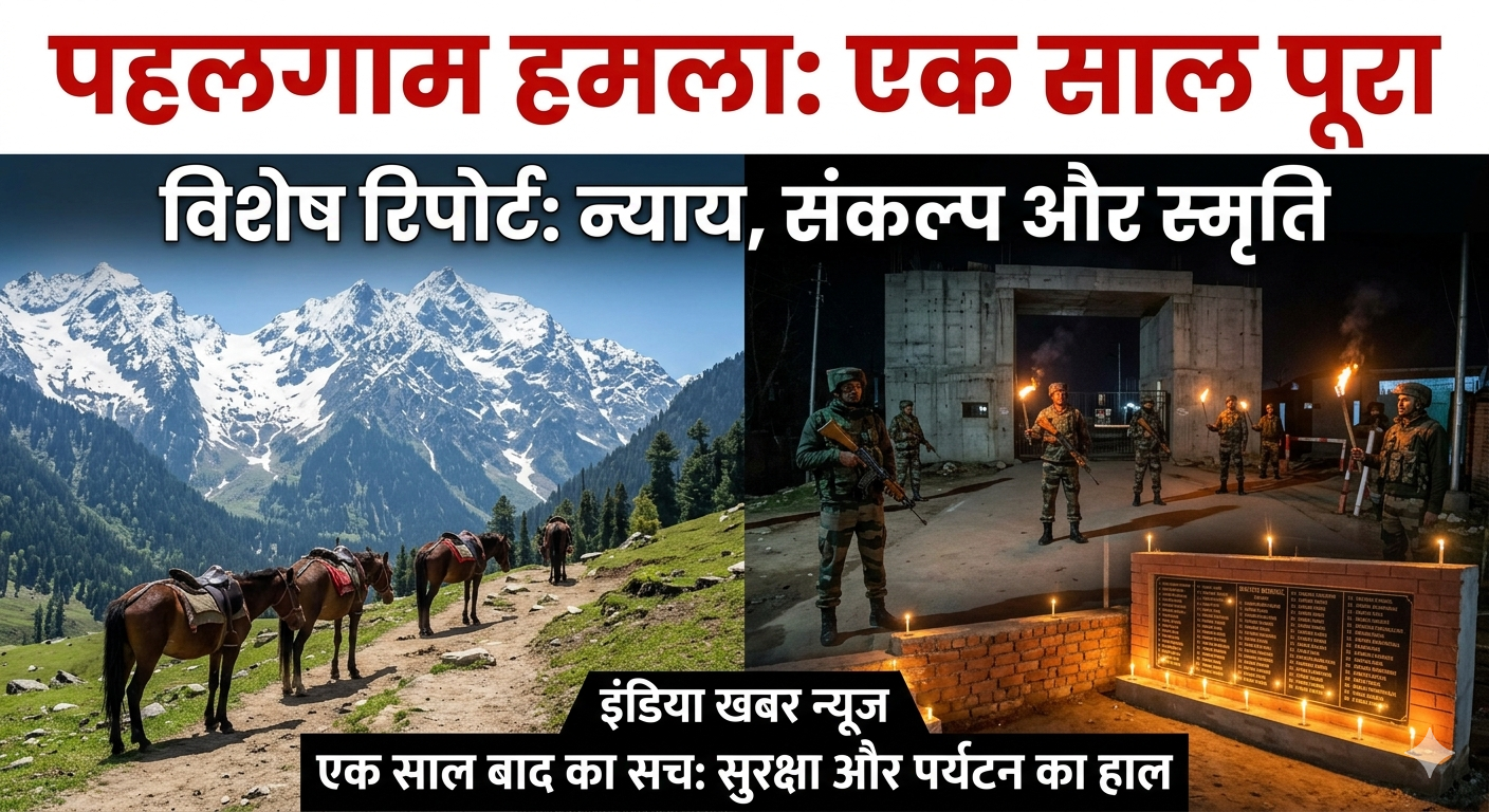 पहलगाम हमले का 1 साल: बैसरन घाटी की वो खूनी दोपहर और आज का खौफनाक मंजर देखकर आपके भी रोंगटे खड़े हो जाएंगे