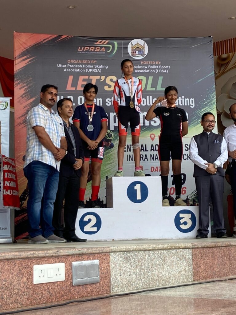 यूपी रोलर स्केटिंग चैंपियनशिप में एसकेडी एकेडमी के विद्यार्थियों का शानदार प्रदर्शन